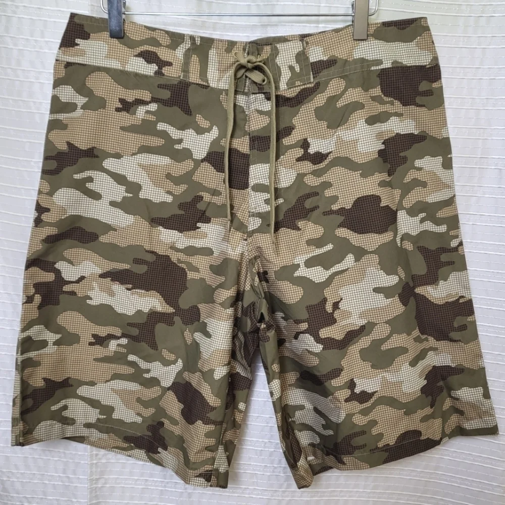 Extreme Coalition Board Shorts Digital Camo Water Sports Men's L
